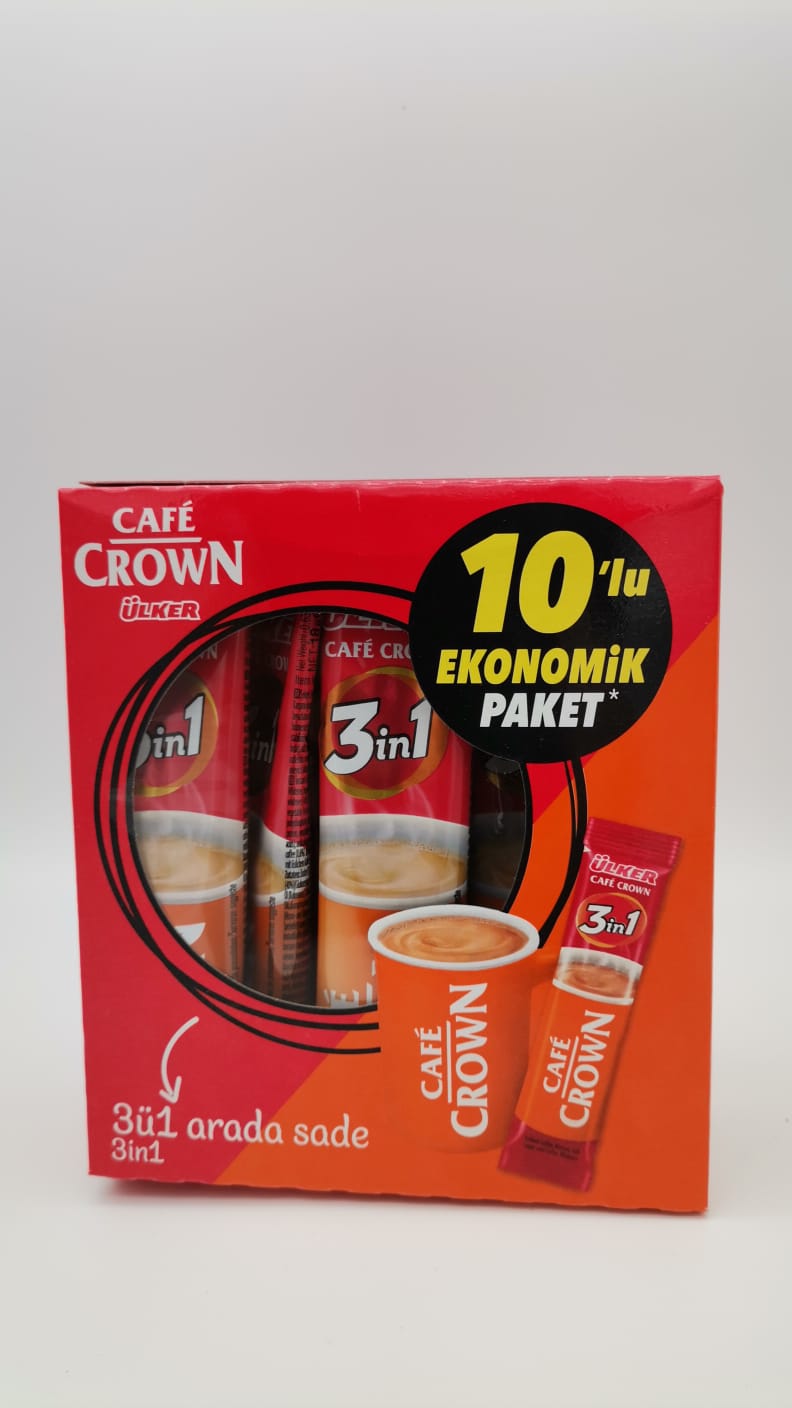 CAFE CROWN 3in1 10er / 3`ü 1 arada Sade 180g