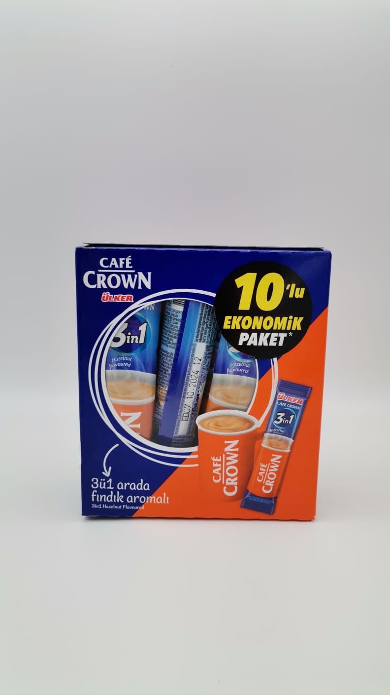 CAFE CROWN 3in1 Haselnuss 10er / Findikli 180g