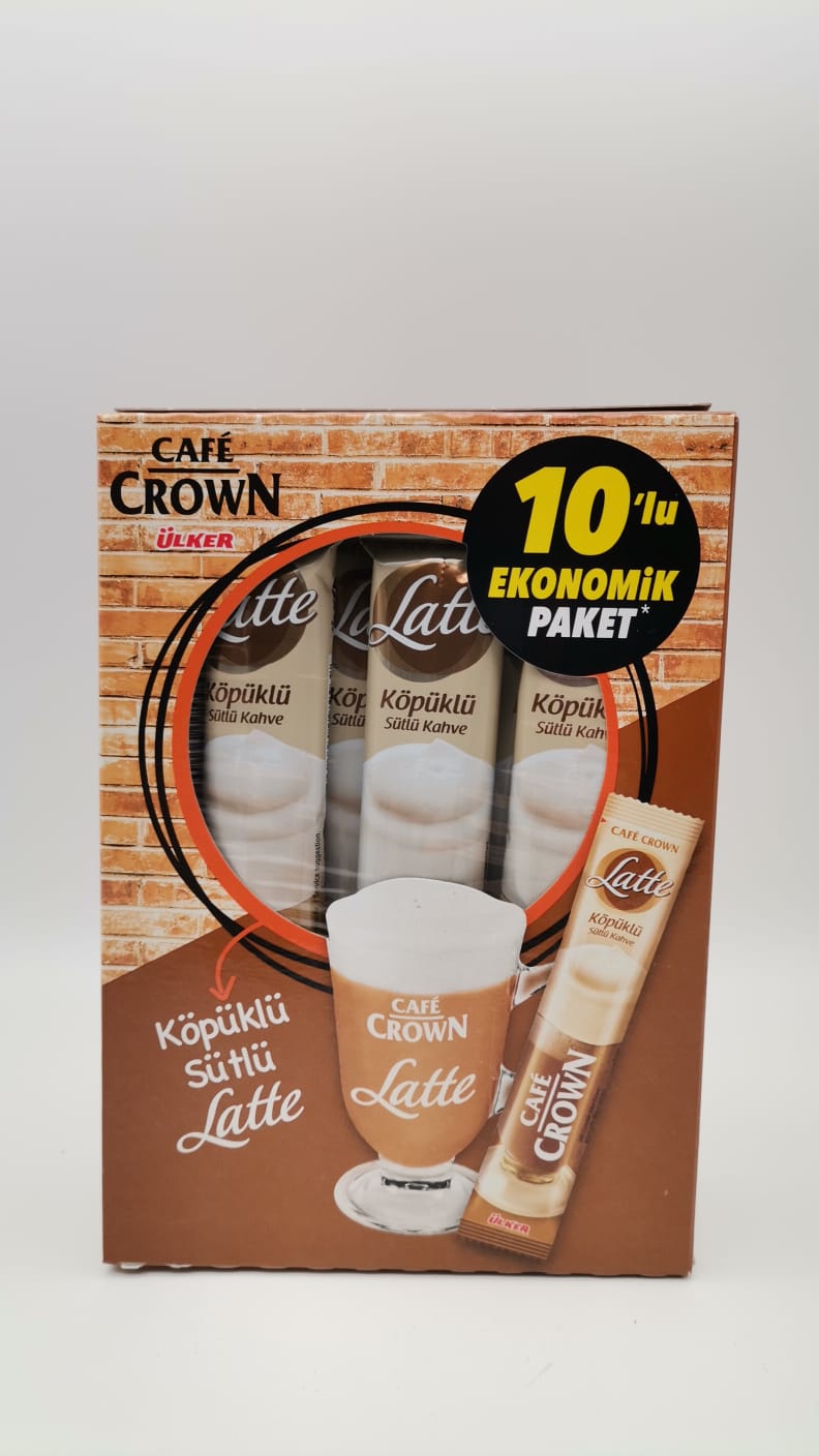 CAFE CROWN Latte 10er / Sütlü Köpüklü Kahve 170g