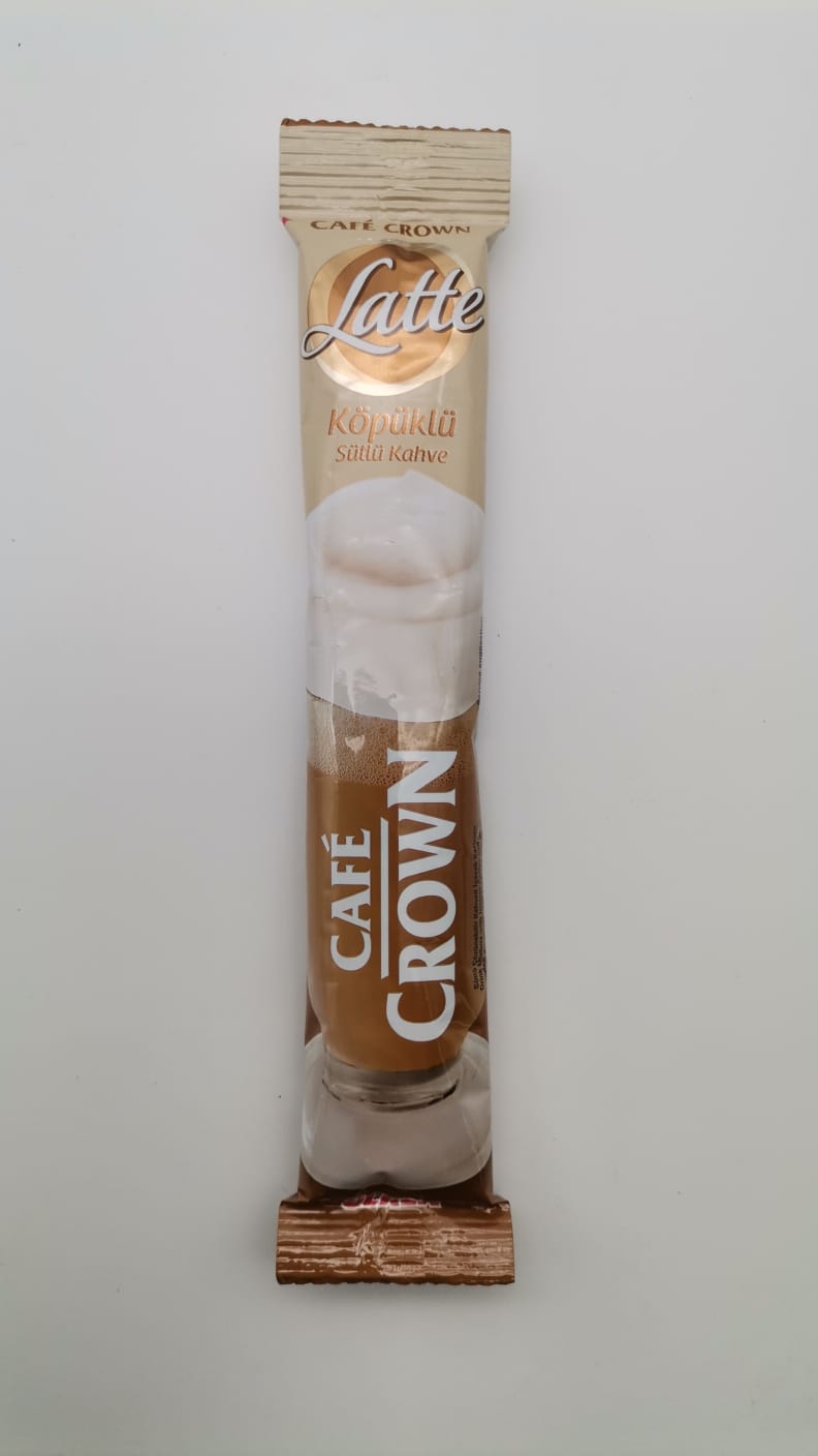 CAFE CROWN Latte / Sütlü Köpüklü Kahve 17g