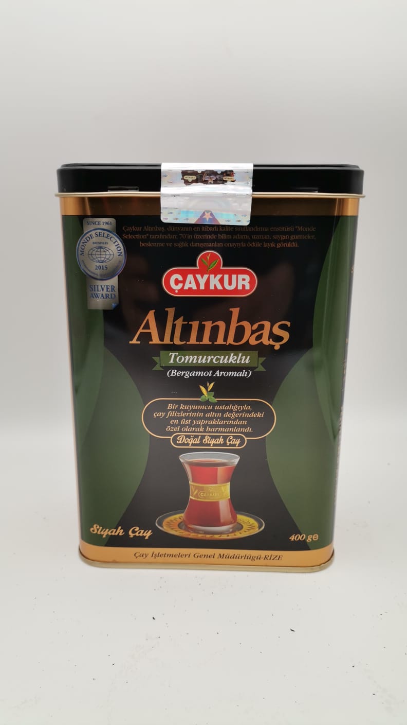 CAYKUR Natural Black Tea / ALTINBAS Bergamotlu 400g