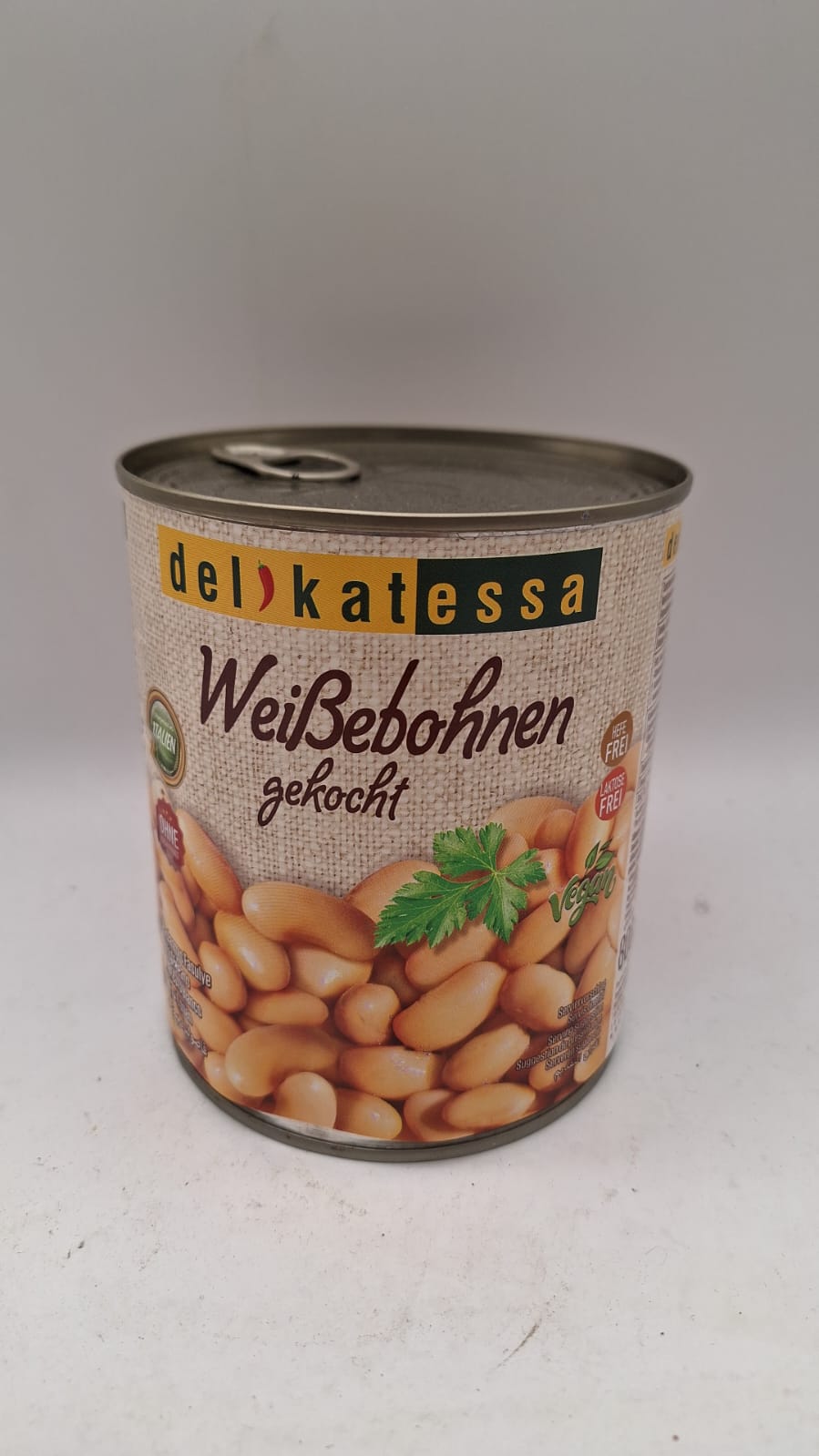 DELIKATESSA Gekochte Weiße Bohnen  /  Fasulye Haslama 800g