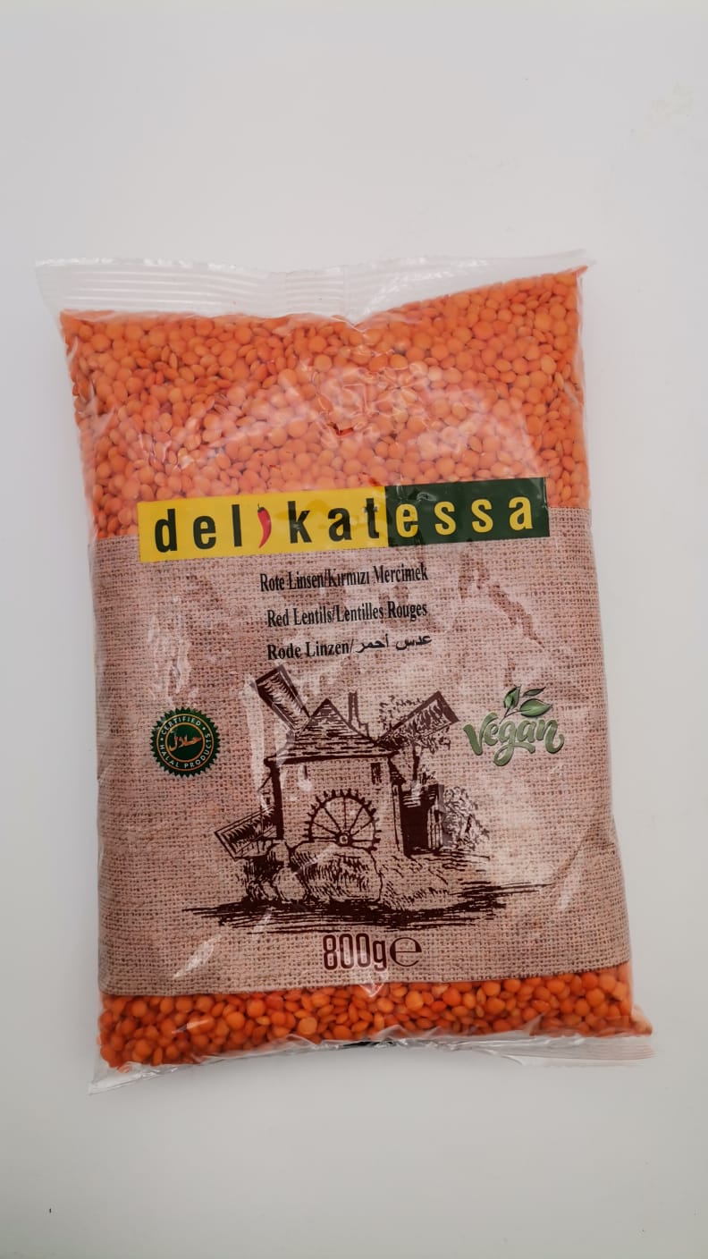 DELIKATESSA Rote Linsen / Kirmizi Mercimek 800g