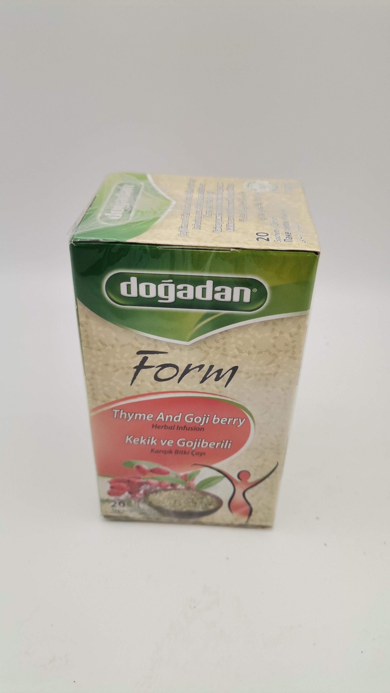 DOGADAN Thymian& Goji-Beere 20er / FORM Kekik ve Gojiberili Poset Cay 30g