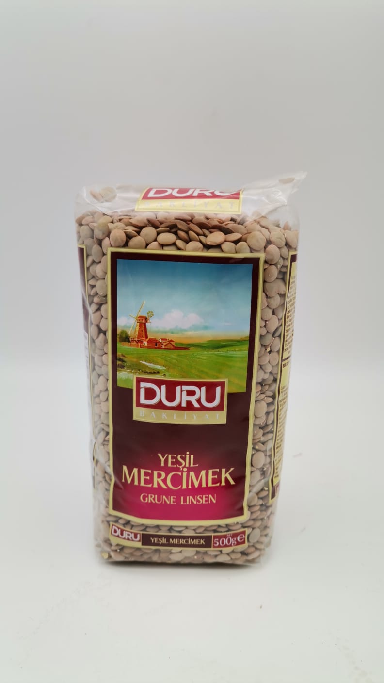 DURU Grüne Linsen / Yesil Mercimek 500g