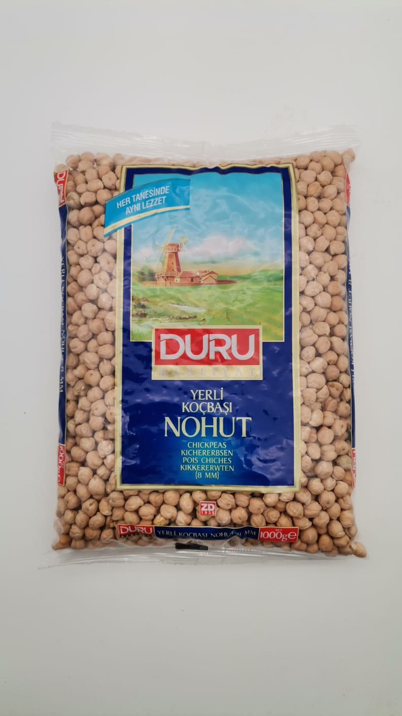 DURU Kichererbsen 8mm  / Yerli Kocbasi Nohut 1000g