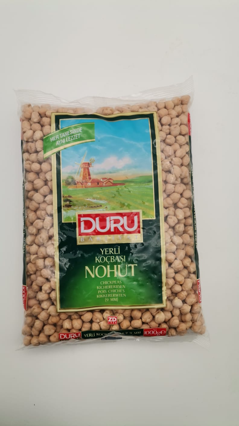 DURU Kichererbsen 9mm / Kocbasi Nohut 1000g