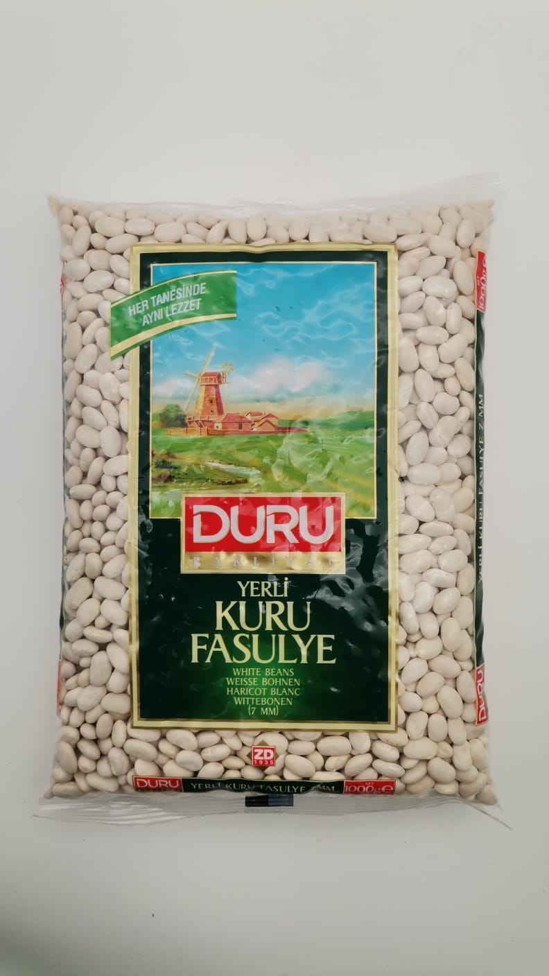 DURU Weiße Bohnen 7mm / Yerli Kuru Fasulye 1000g