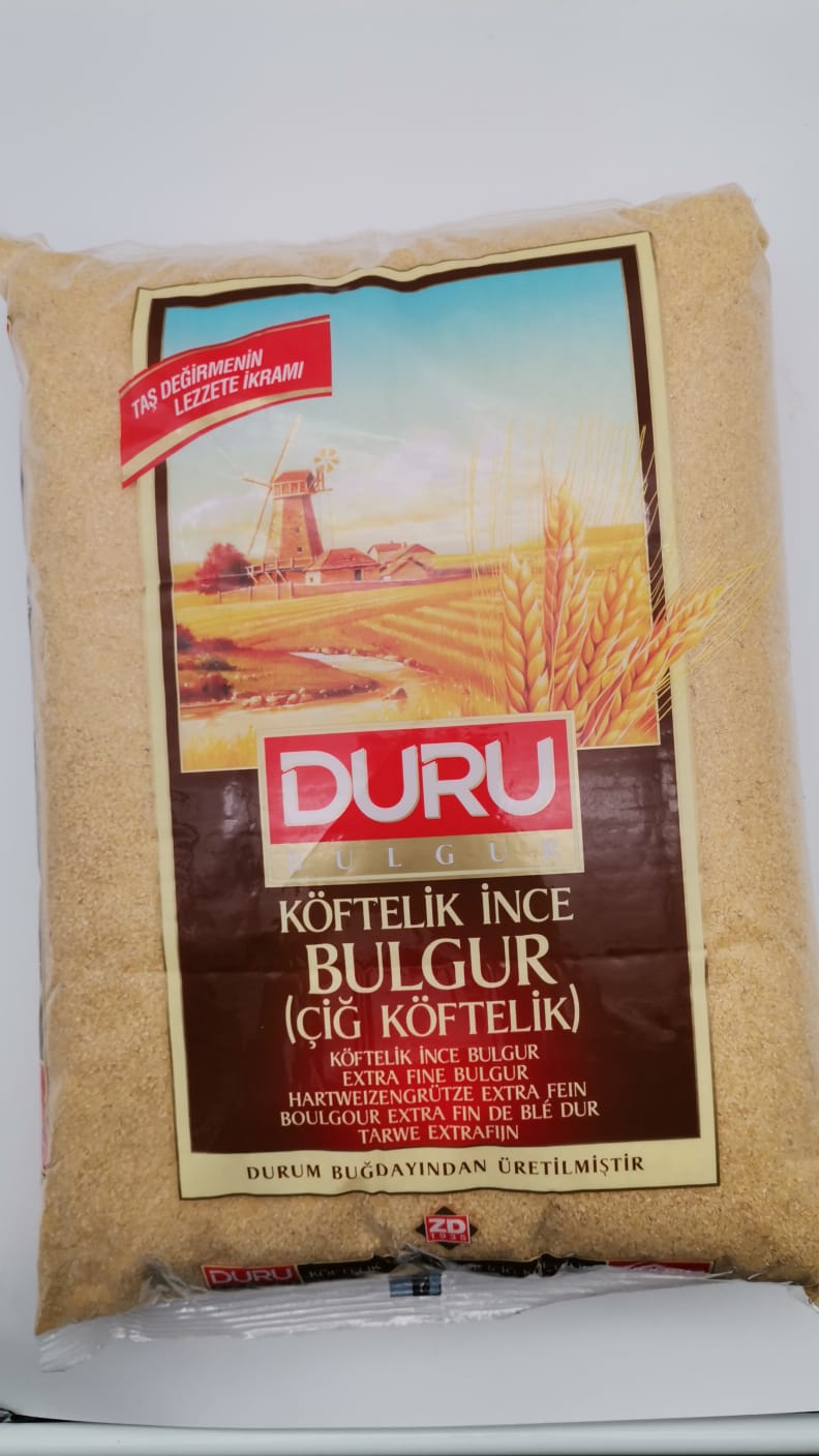DURU Weizengrütze extra fein / Cig Köftelik Bulgur 5000g
