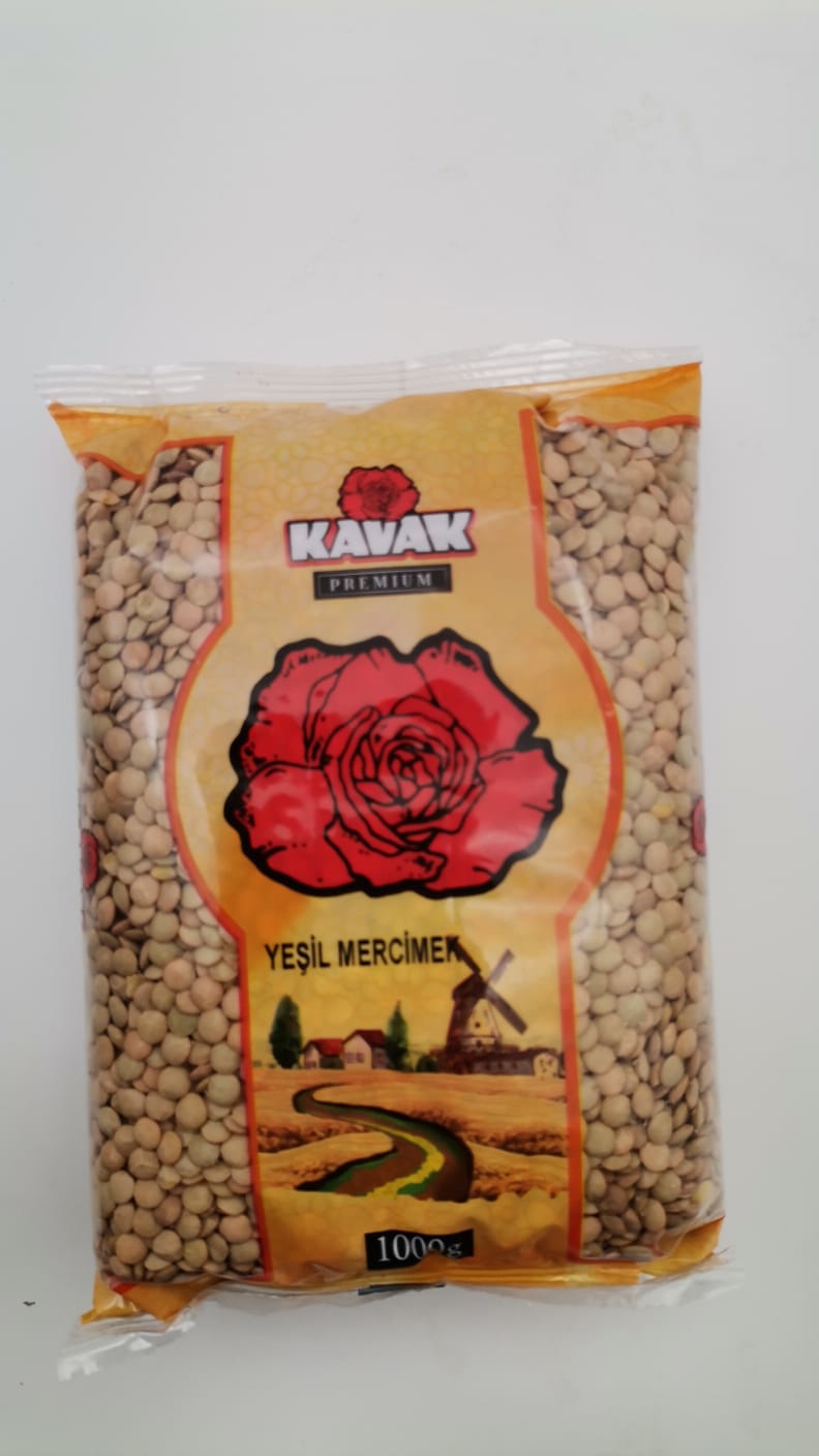 KAVAK Grüne Linsen / Yesil Mercimek 1000g