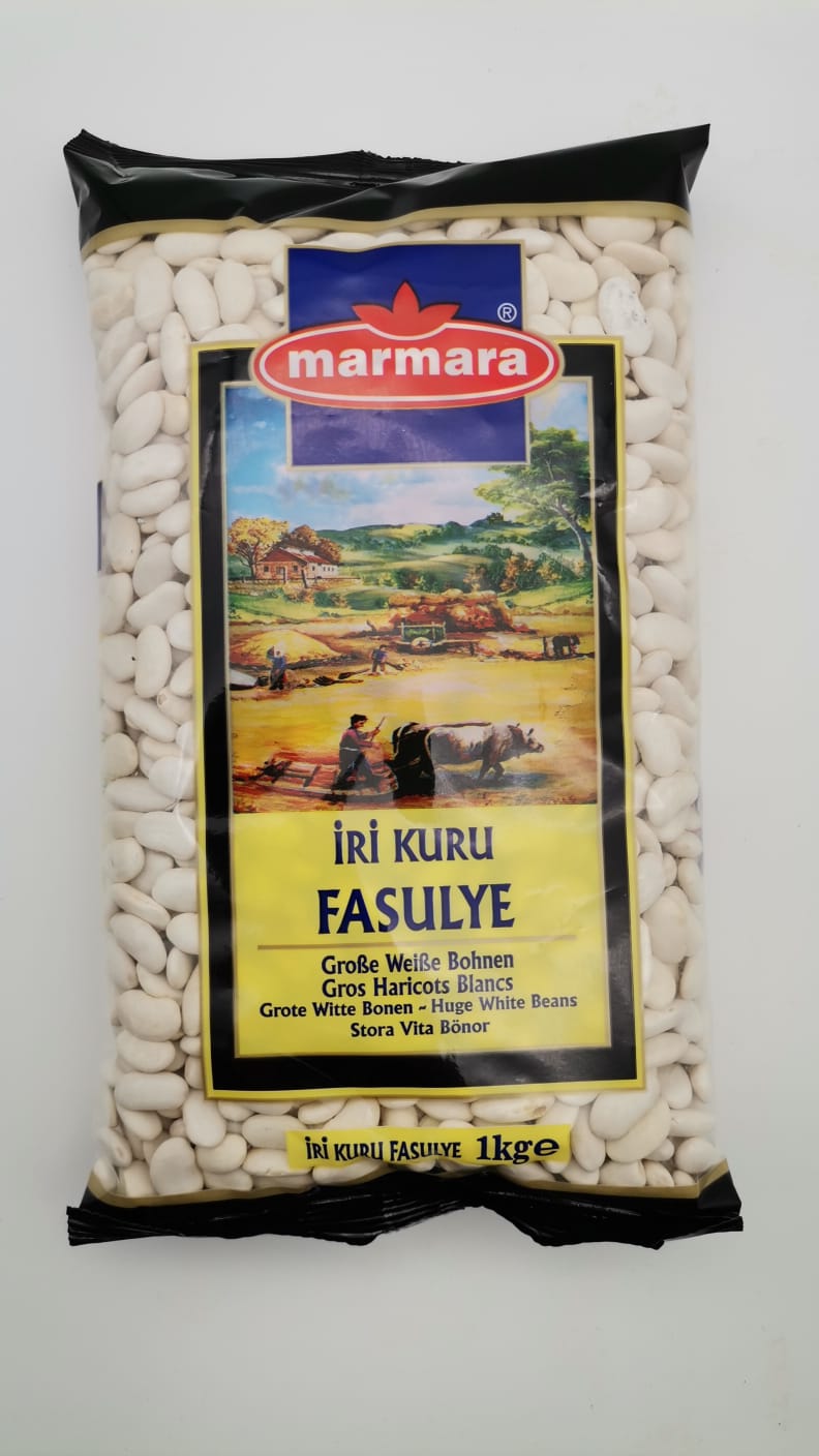 MARMARA große Weiße Bohnen 10mm / Iri Kuru Fasulye 1Kg