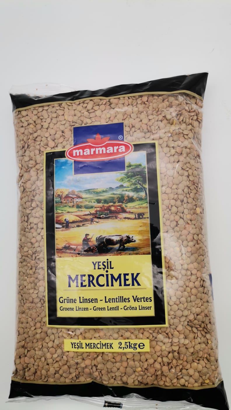 MARMARA Grüne Linsen / Yesil Mercimek 2500g