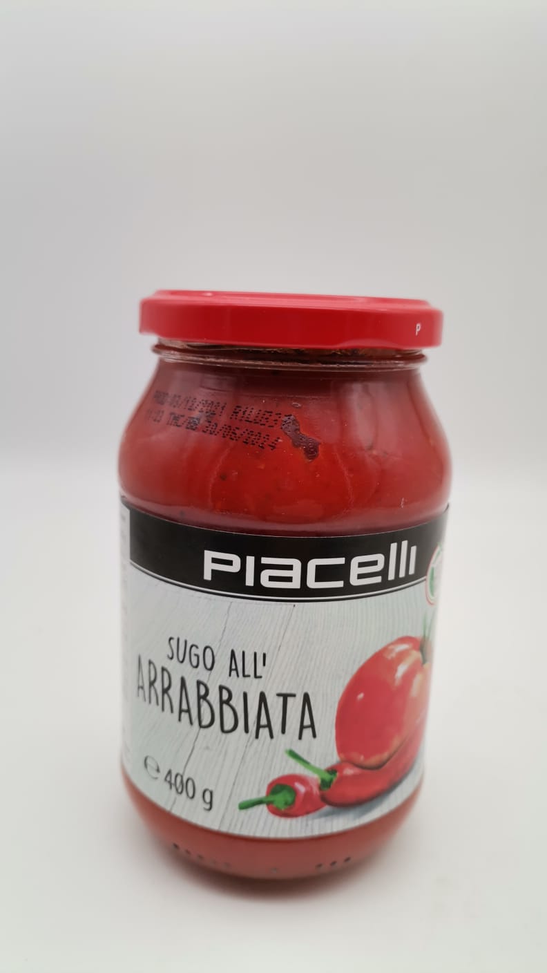 PIACELLI Sugo All Arrabbiata / Tomatensauce mit Chili 400g