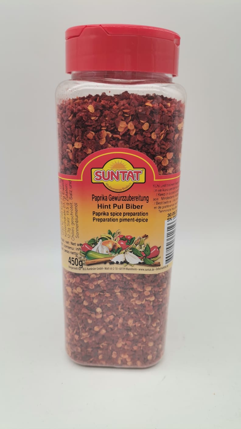 SUNTAT Paprika Gewürzzubereitung  /  Hint Pul Biber 450g