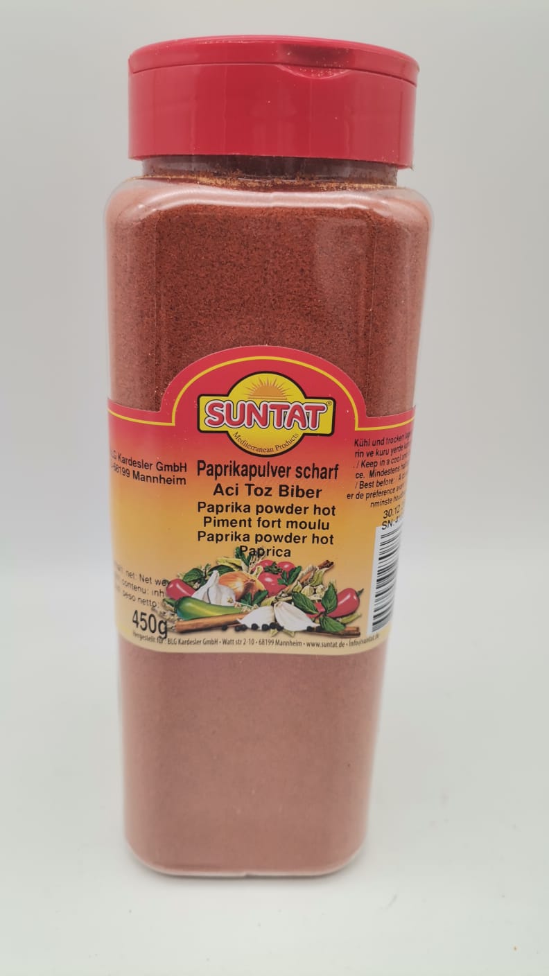 SUNTAT Paprikapulver Scharf  /  Aci Toz Biber 450g