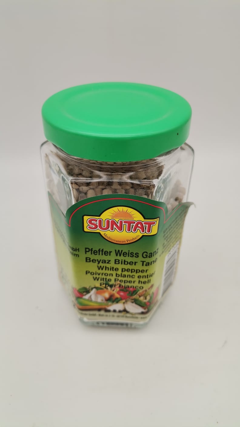 SUNTAT Pfeffer Weiss Ganz  / Beyaz Biber Tane 90g 