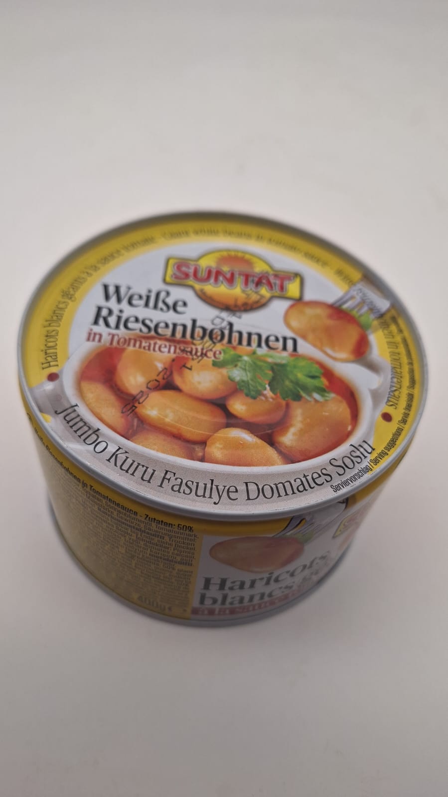 SUNTAT Riesenbohnen in Tomatensauce  /  Jumbo Fasulye Pilaki 400g