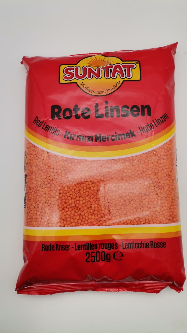 SUNTAT Rote Linsen / Kirmizi Mercimek 2500g