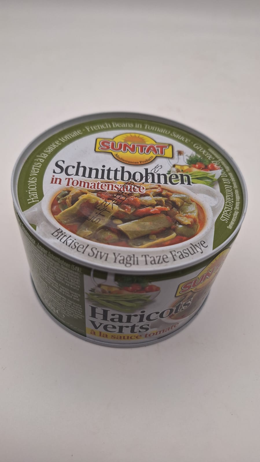 SUNTAT Schnittbohnen in Tomatensauce  /  Taze Fasulye Yemegi 350g