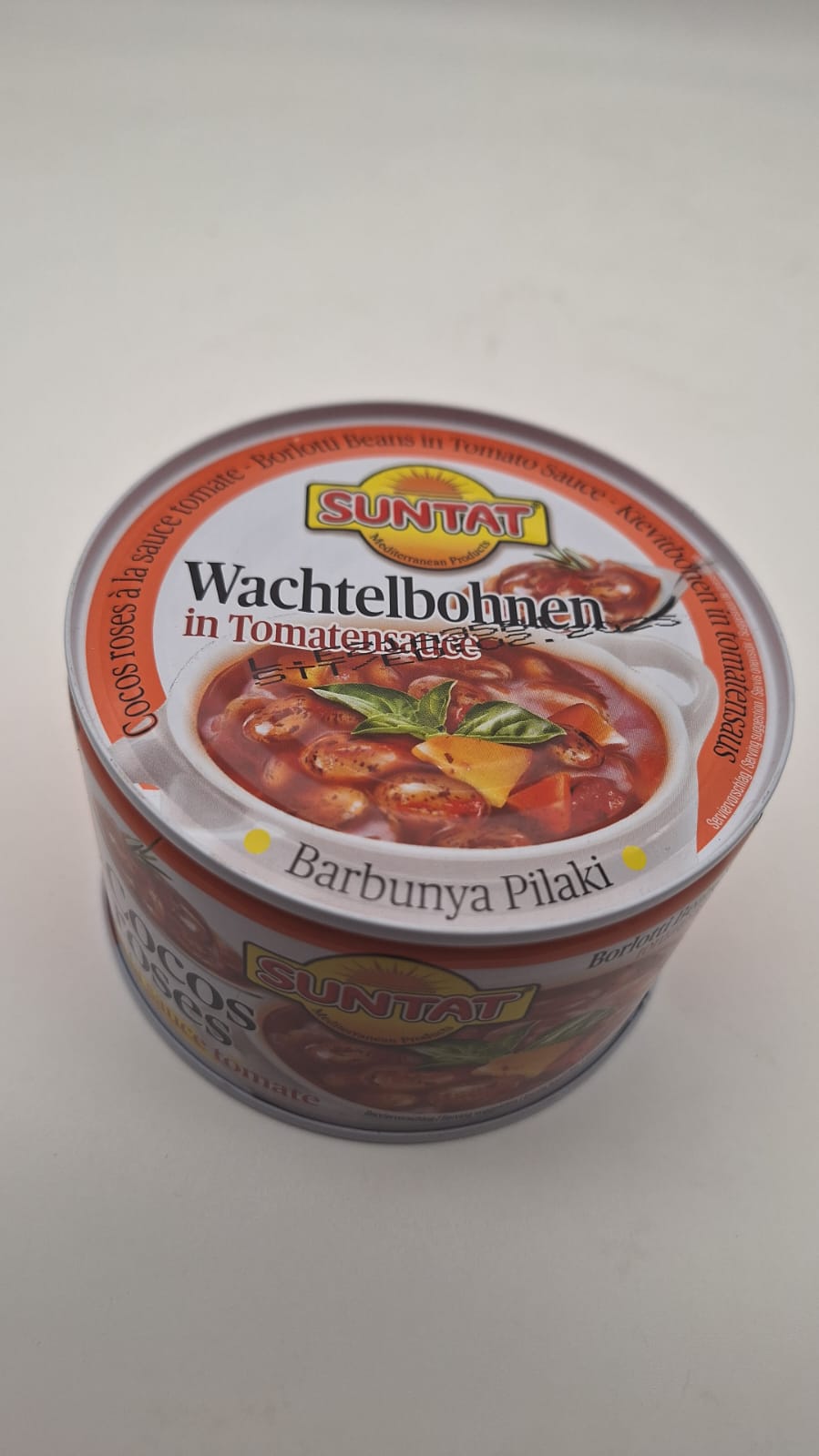 SUNTAT Wachtelbohnen in Tomatensauce  /  Barbunya Pilaki 400g