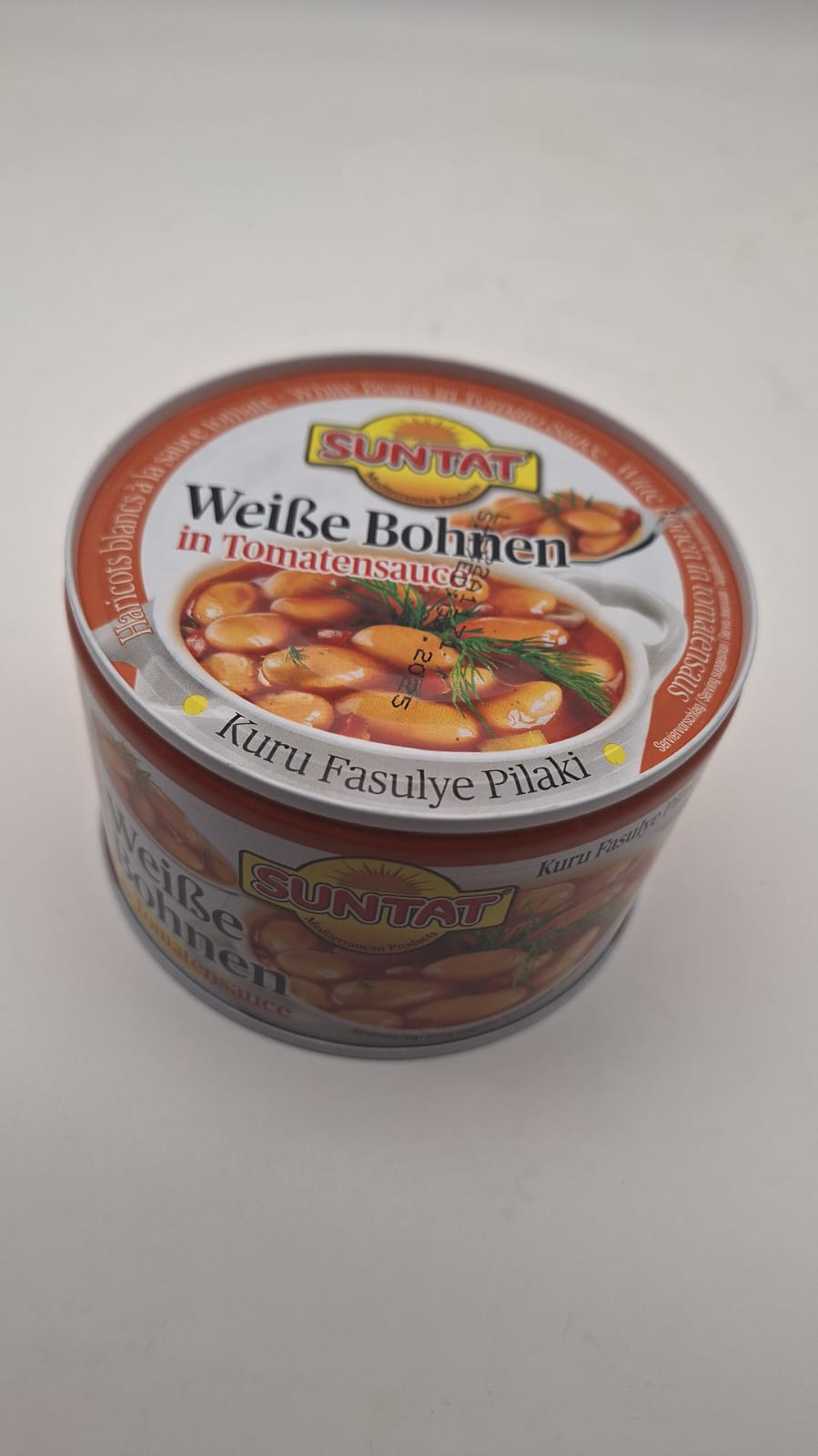 SUNTAT Weiße Bohnen in Tomatensauce  /  Fasulye Pilaki 400g