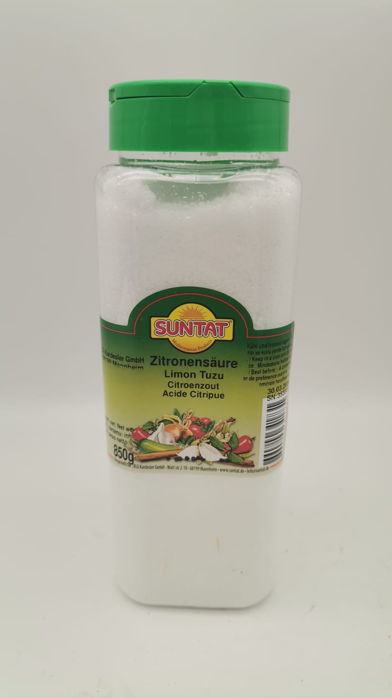 SUNTAT Zitronensäure  /  Limon Tuzu 850g