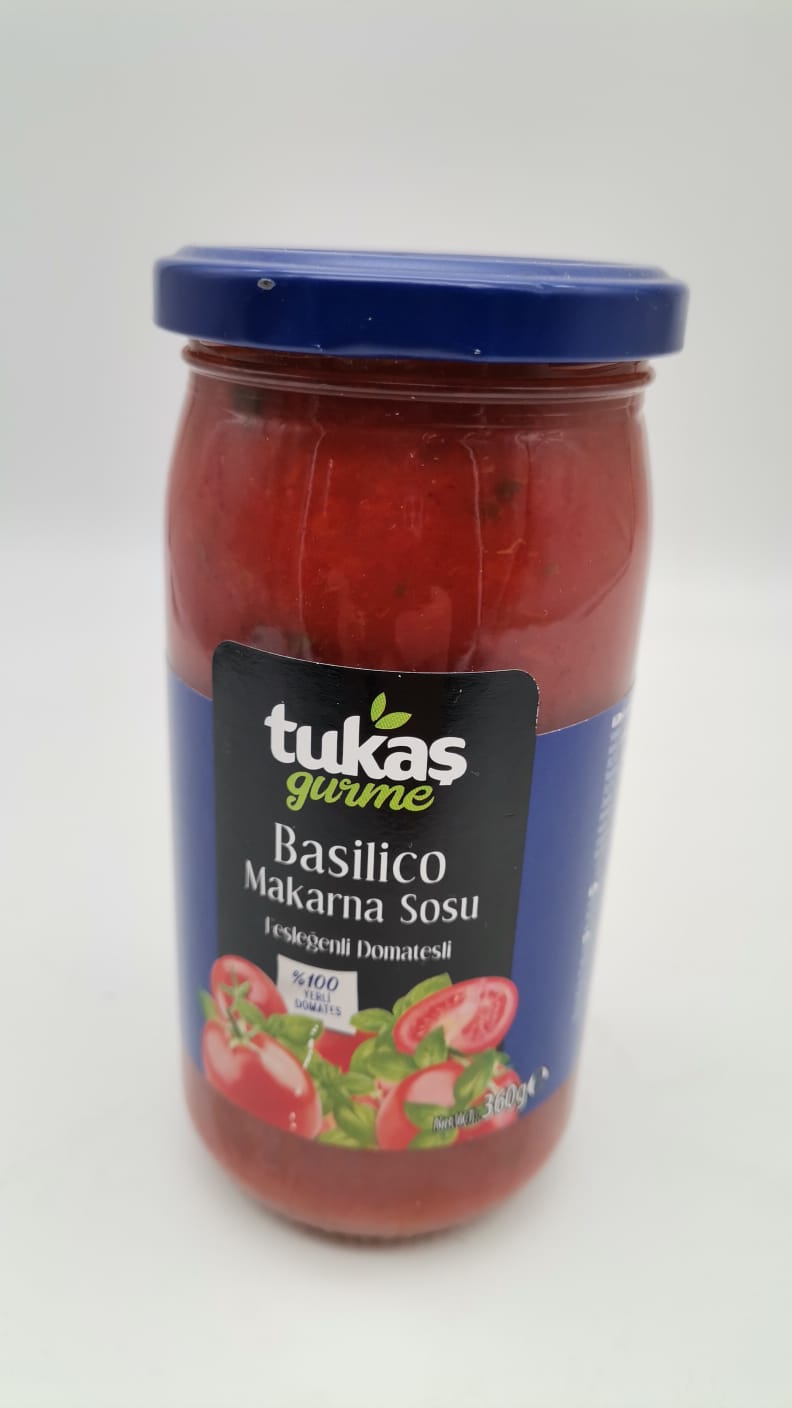 TUKAS Basilico  / Feslegenli Makarna Sosu 360g